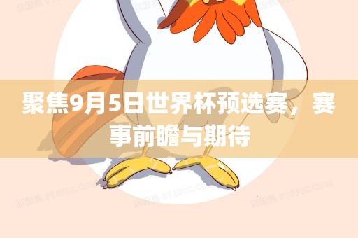聚焦9月5日世界杯预选赛，赛事前瞻与期待常熟市高丰毛纺织品有限公司